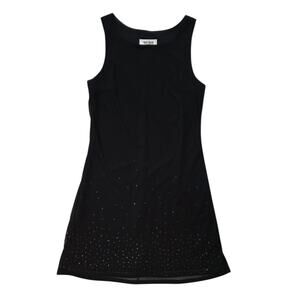 BYER TOO! Vintage Mini Black Bottom Sparkle Dress
